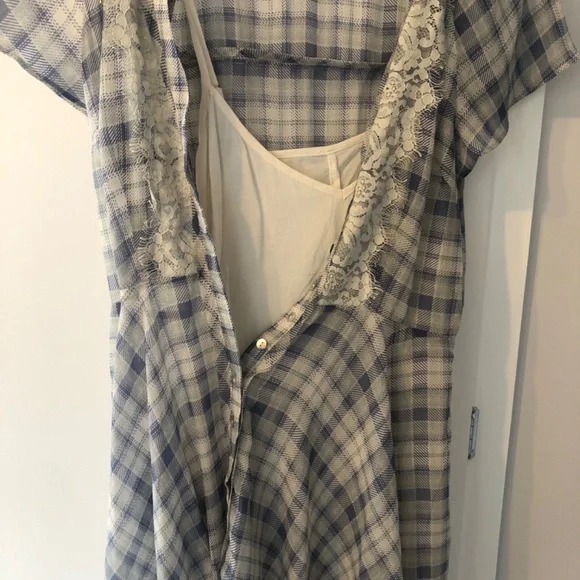 Kimchi Blue Sheer Mini Dress with Slip - Picture 4 of 8